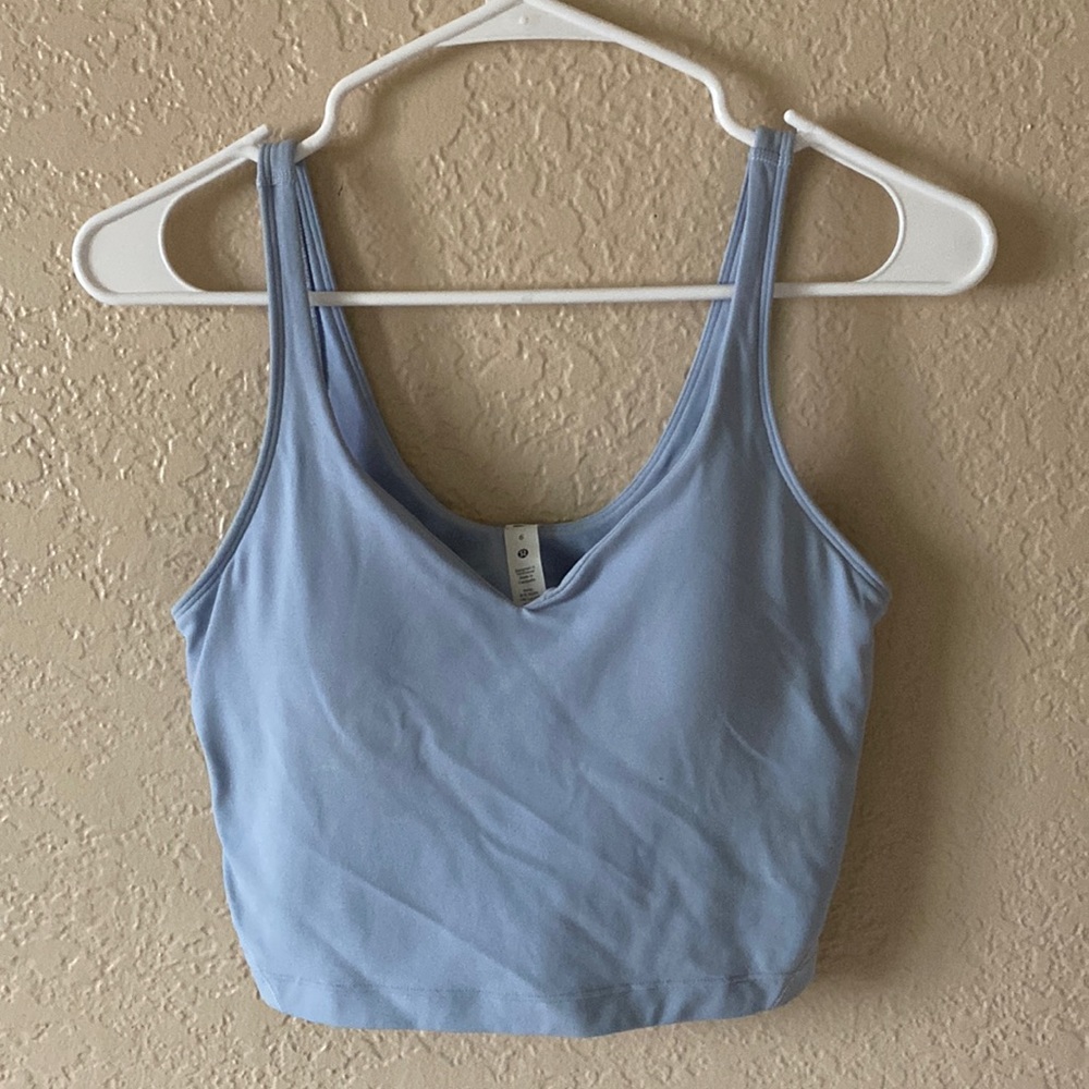 LuluLemon align tank top in light blue
